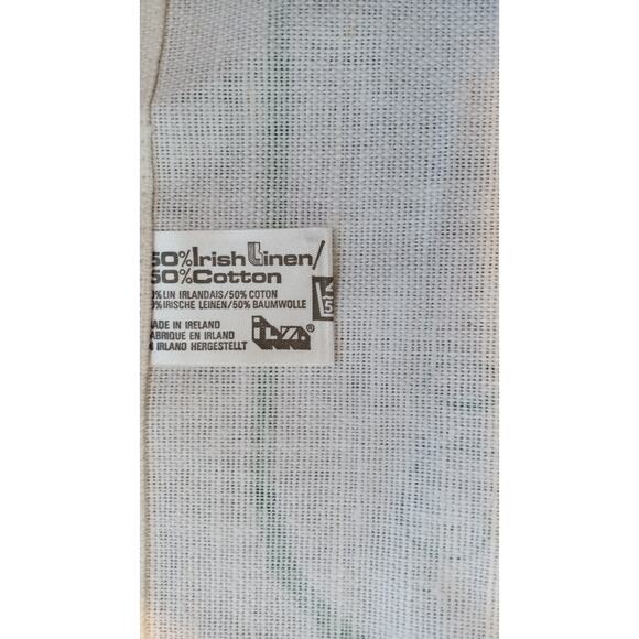 Irish Linen Cotton Sarah Kay Tea Towel Love Chores Retro Girl Bluebird 70s - Picture 7 of 7